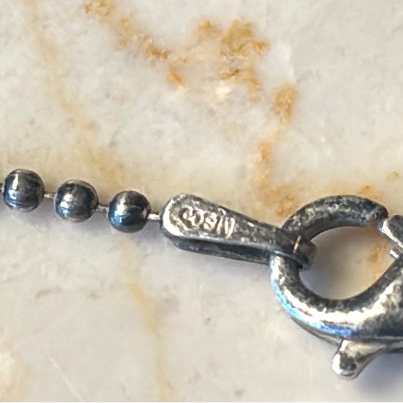 Semi Precious Stone and Sterling Silver Pendant - Picture 6 of 6